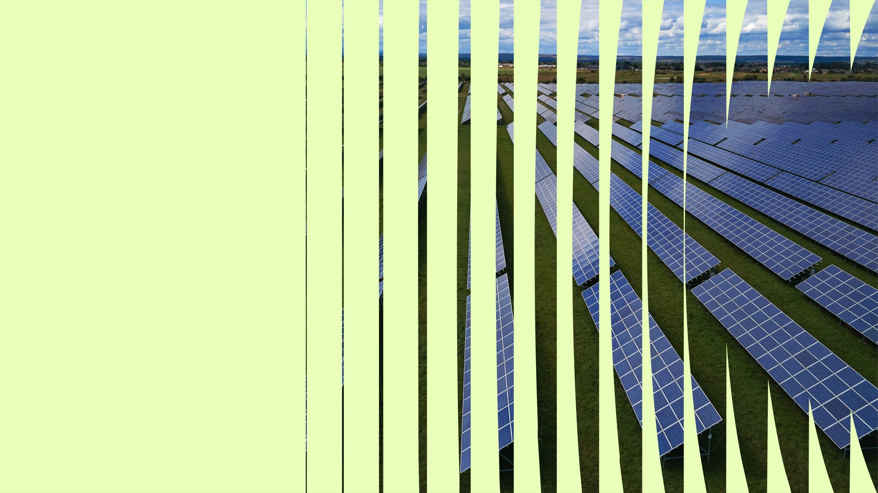 Large-scale photovoltaic solar farm
